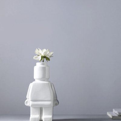Vase - NordicBot™ - Blanc - Maison agréable