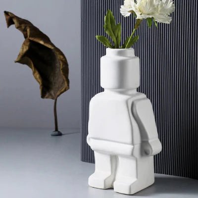 Vase - NordicBot™ - Blanc - Maison agréable