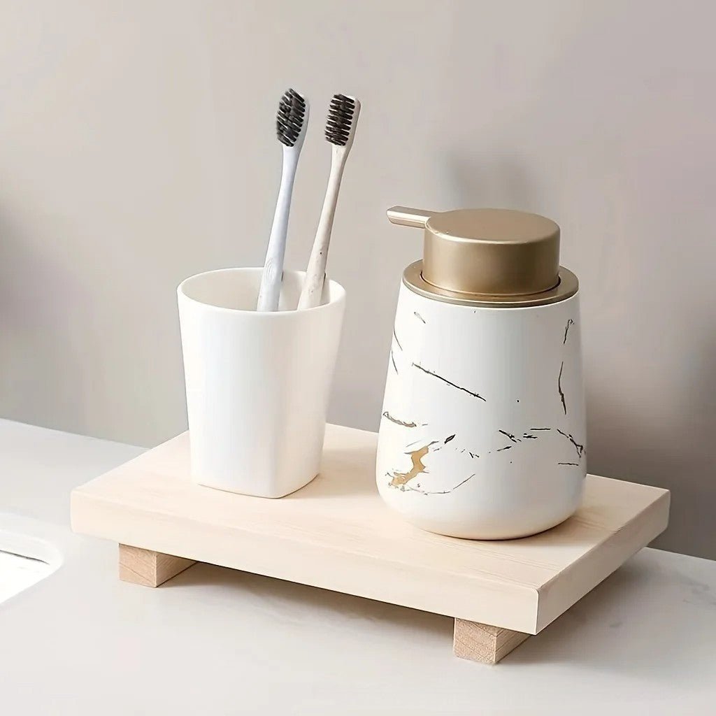 Plateau en Bois - WoodNestTray™ - Beige clair - Maison agréable