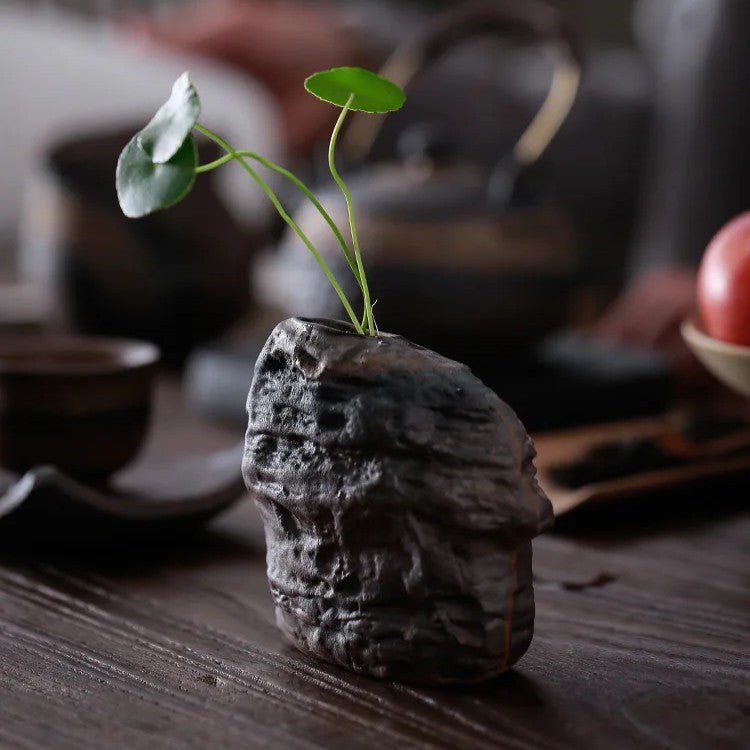 Vase en Céramique - NeoAntiqueVase™ - Rocher - Maison agréable