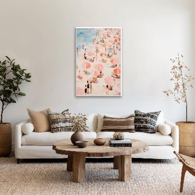 Tableau - OceanVibe™ - Parasols Roses - Maison agréable