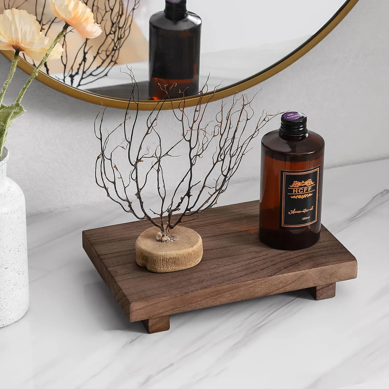 Plateau en Bois - WoodNestTray™ - Marron - Maison agréable