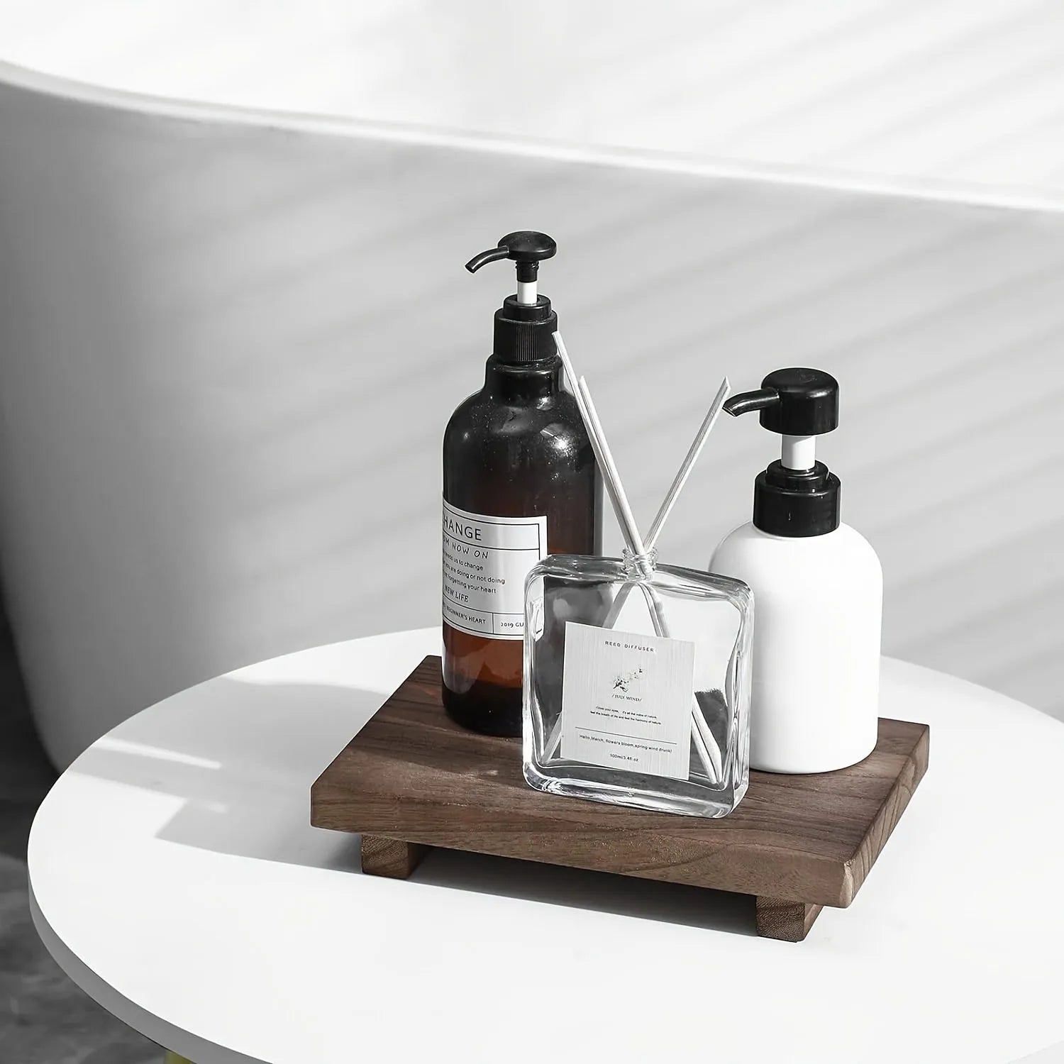 Plateau en Bois - WoodNestTray™ - Marron - Maison agréable